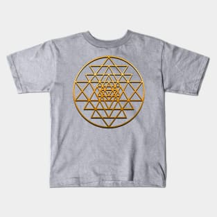 Yantra Mantra Geometric Kids T-Shirt